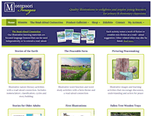 Tablet Screenshot of montessori-images.com